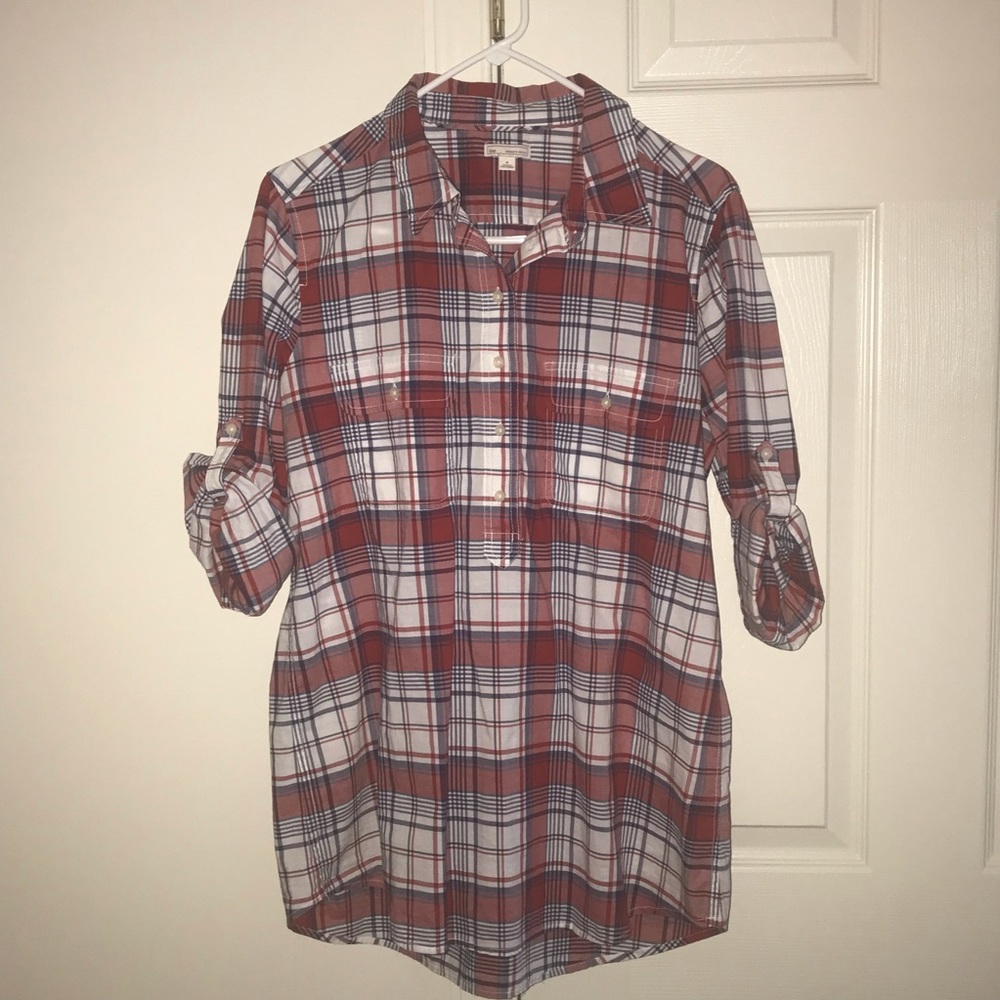 Gap plaid tunic